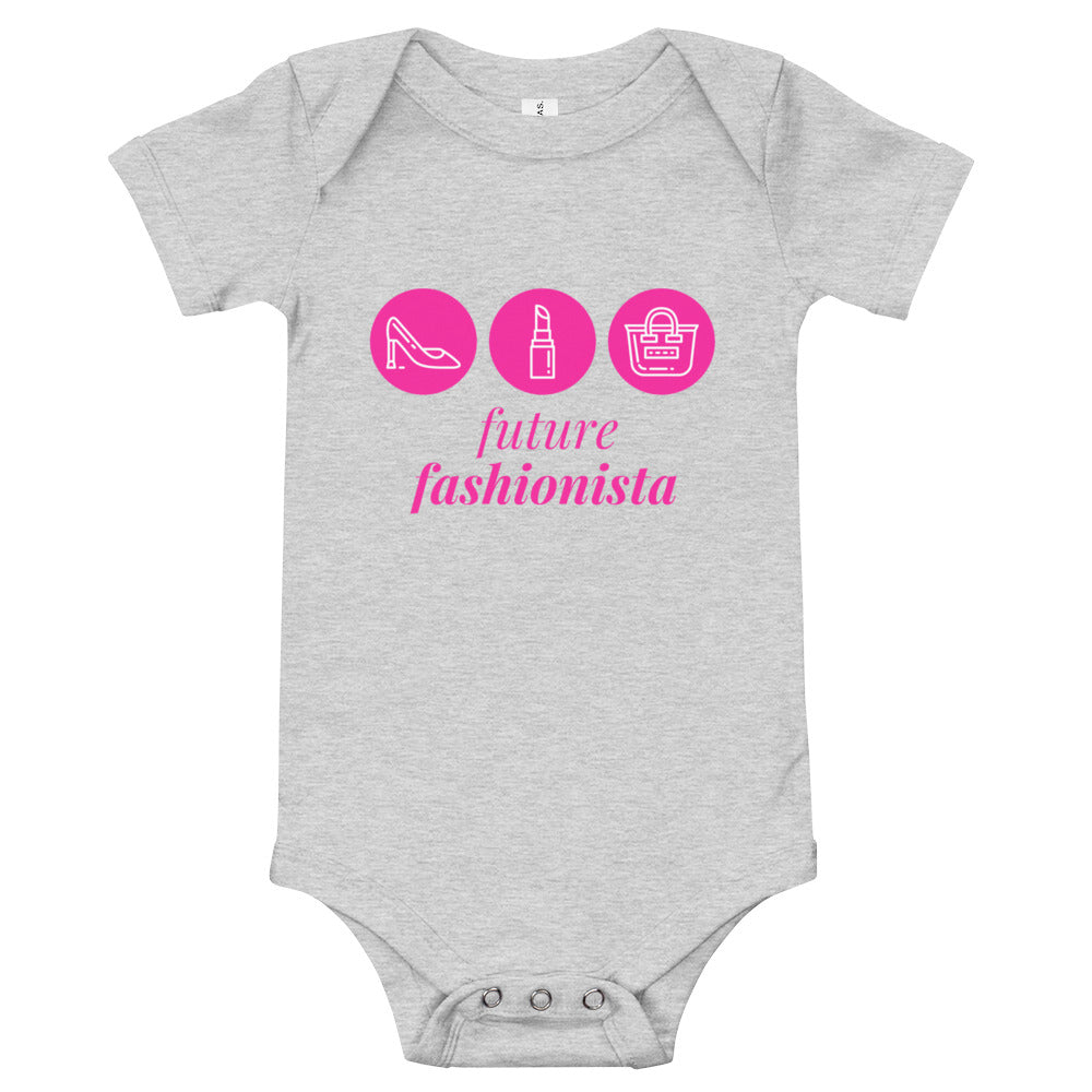 Future Fashionista - Short Sleeve Onesie