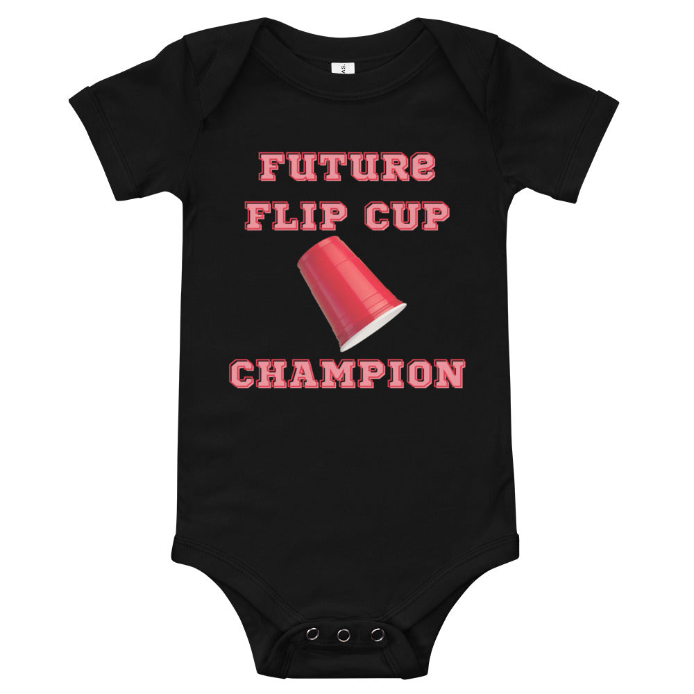 Future Flip Cup Champion - Short Sleeve Onesie