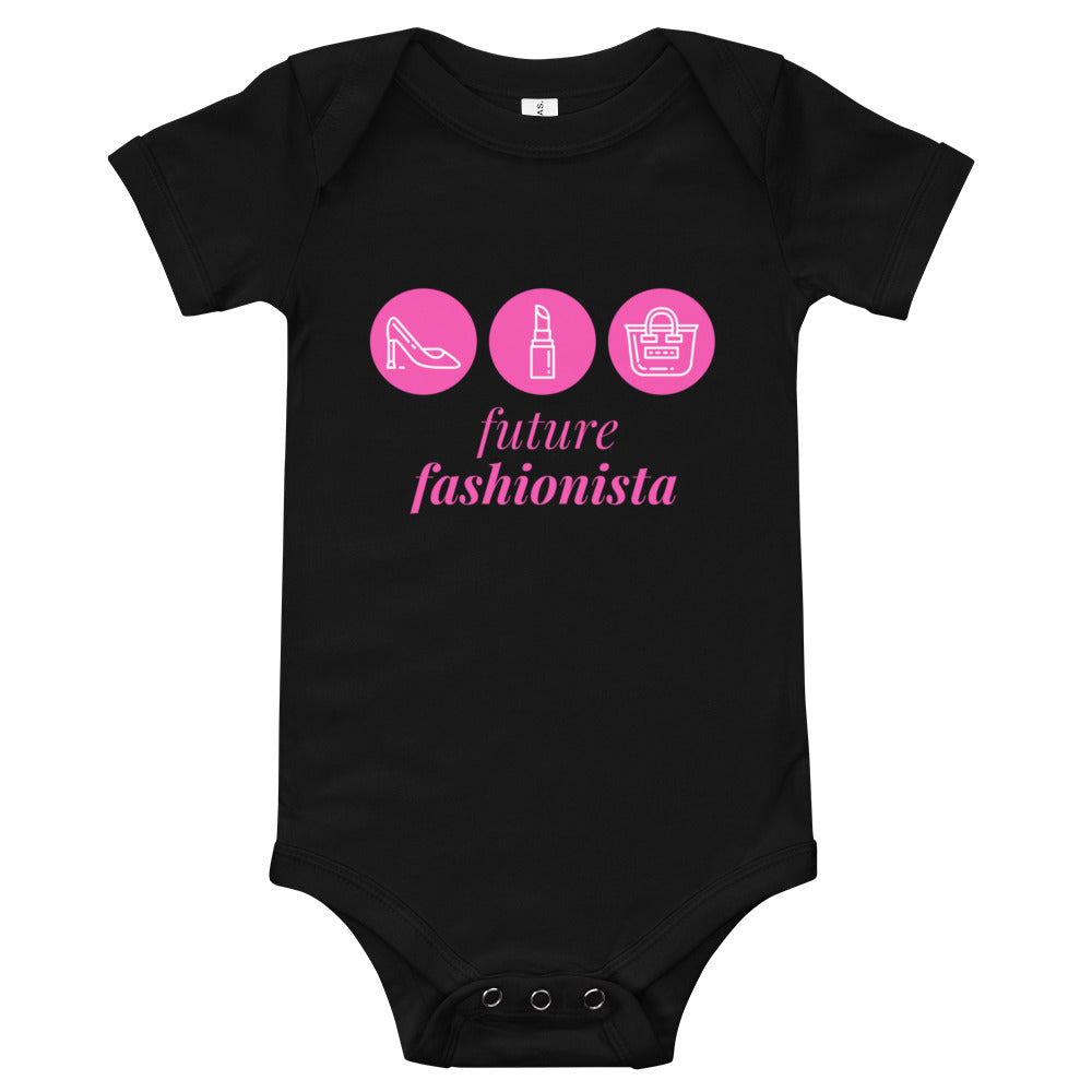 Future Fashionista - Short Sleeve Onesie