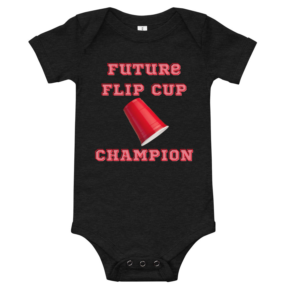 Future Flip Cup Champion - Short Sleeve Onesie