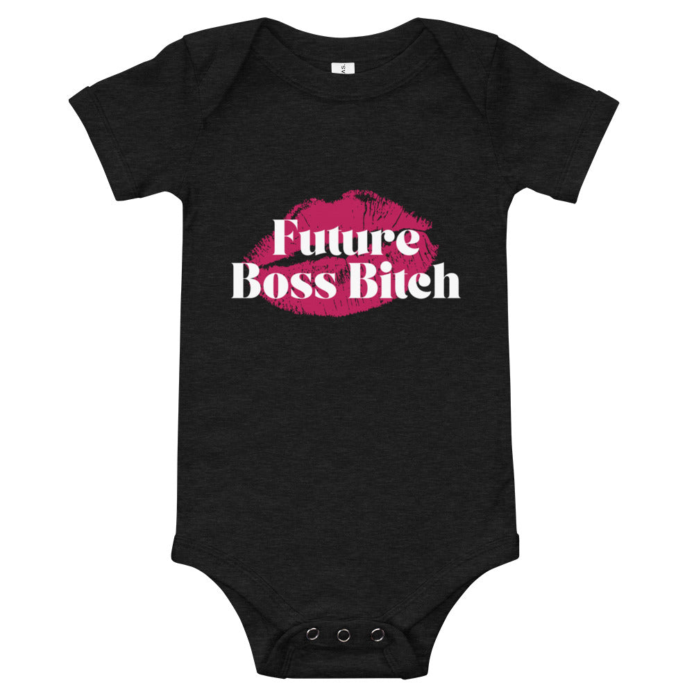 Future Boss Bitch - Short Sleeve Onesie