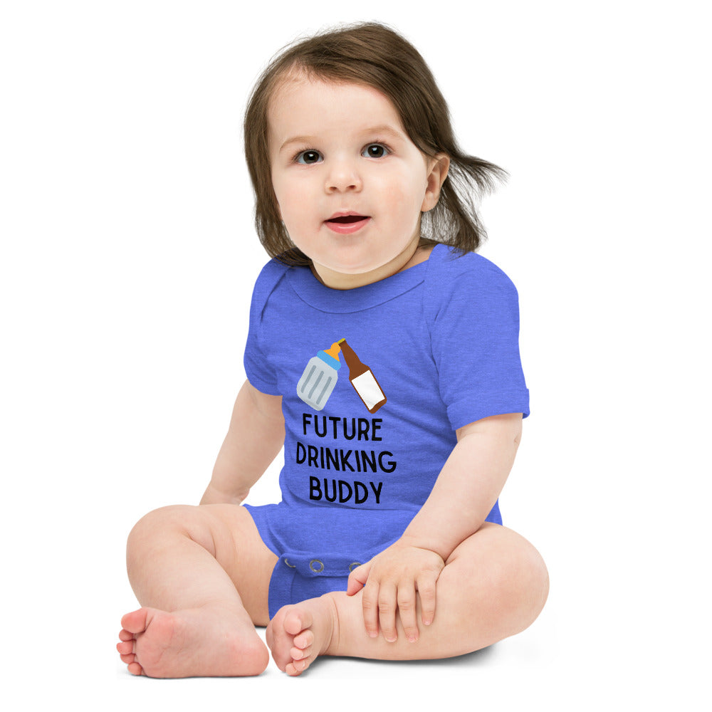 Future Drinking Buddy - Short Sleeve Onesie