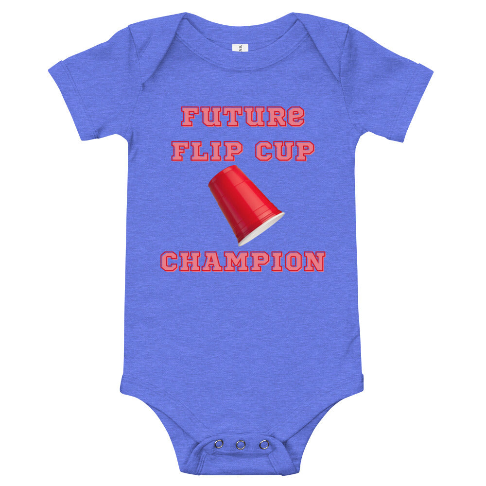 Future Flip Cup Champion - Short Sleeve Onesie