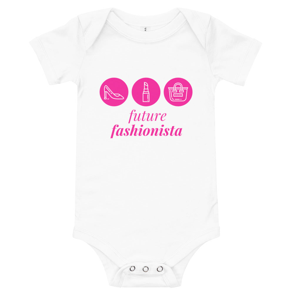 Future Fashionista - Short Sleeve Onesie