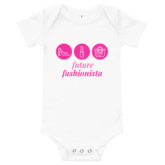 Future Fashionista - Short Sleeve Onesie