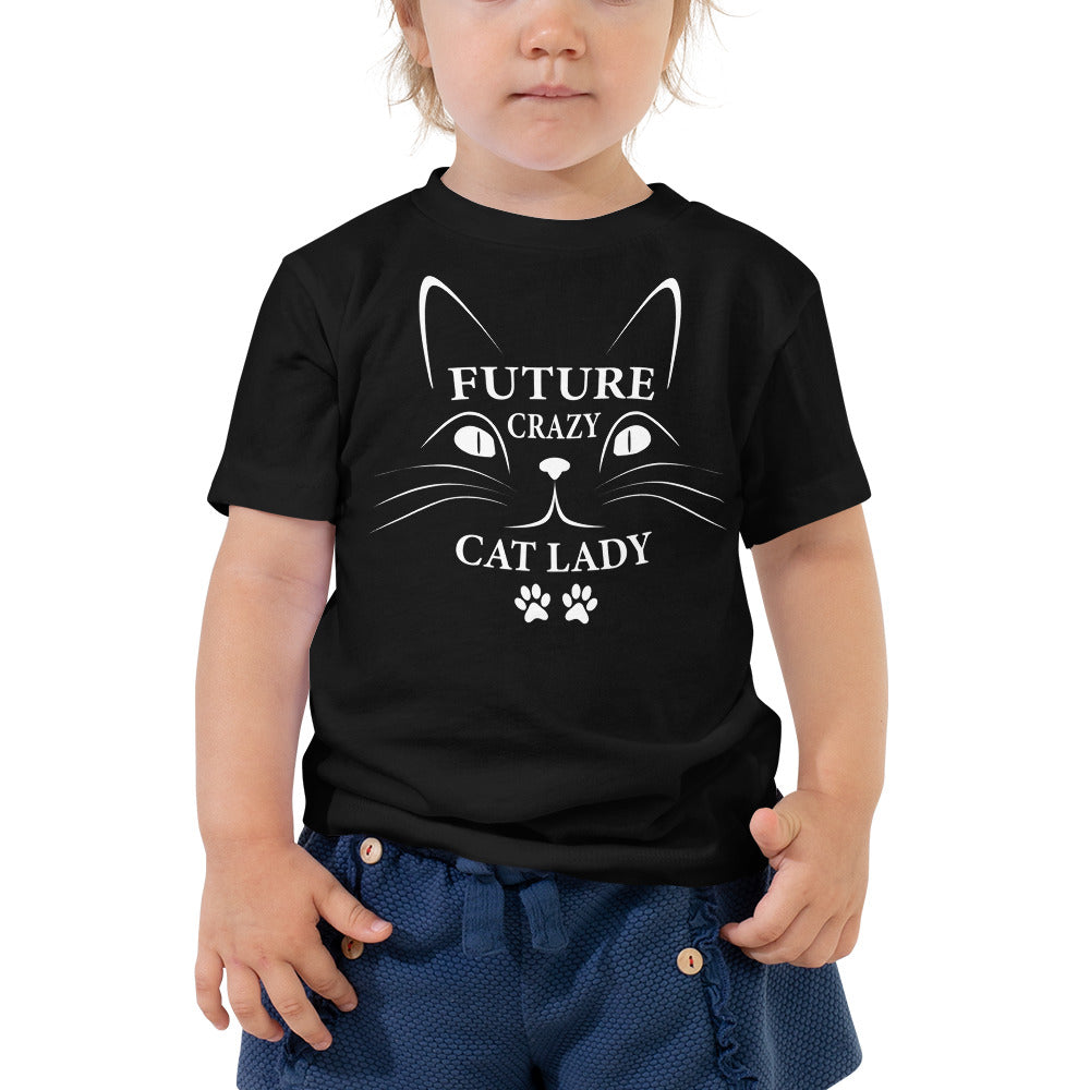 Future Crazy Cat Lady - Toddler Short Sleeve Tee