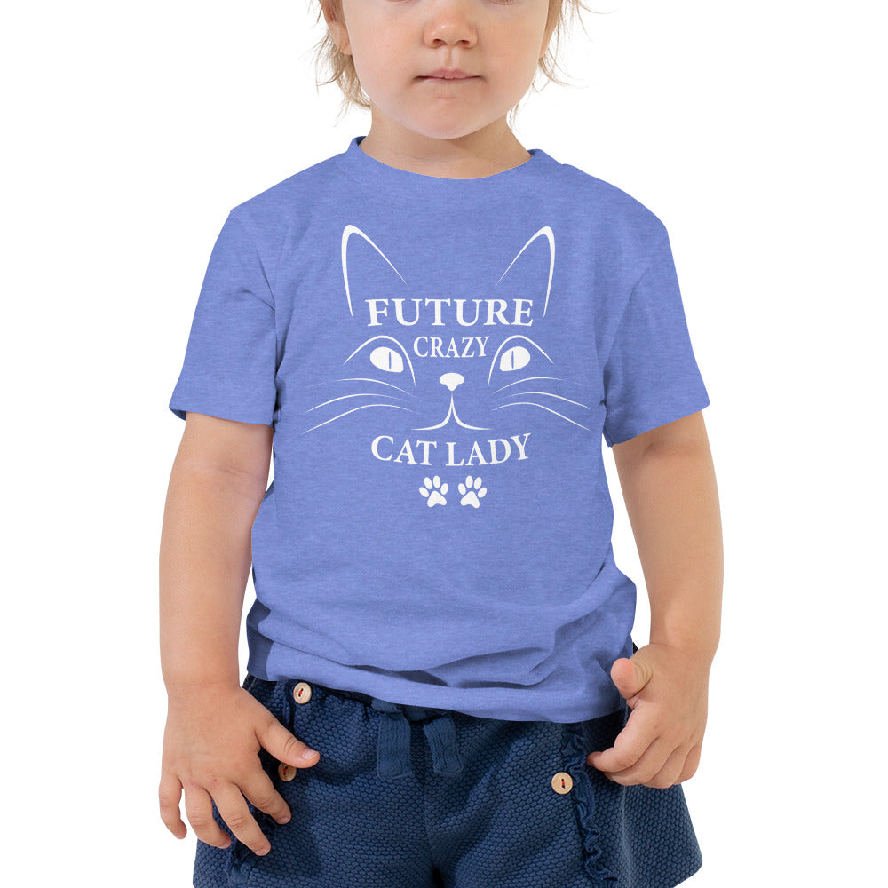 Future Crazy Cat Lady - Toddler Short Sleeve Tee