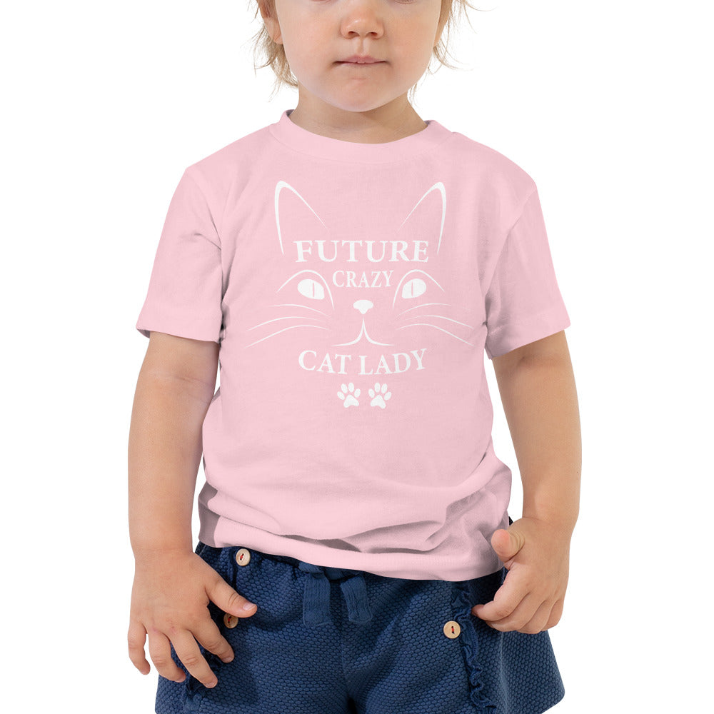 Future Crazy Cat Lady - Toddler Short Sleeve Tee